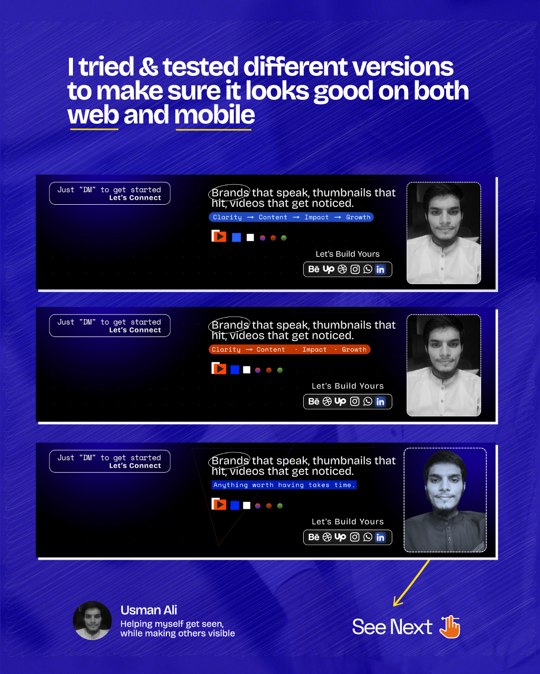 Example of Linked In Personal Brand   Profile Revamp