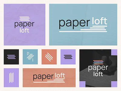 Paper Loft - Concept Brand Identity branding design graphic design logo logo design vector