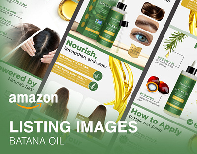 Amazon Listing images, Adobe Photoshop, Batana oil a content amazon amazon design design ebc ebc design graphic design listing listing design listing images