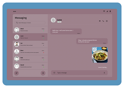 Day 13 - Direct Message graphic design ui