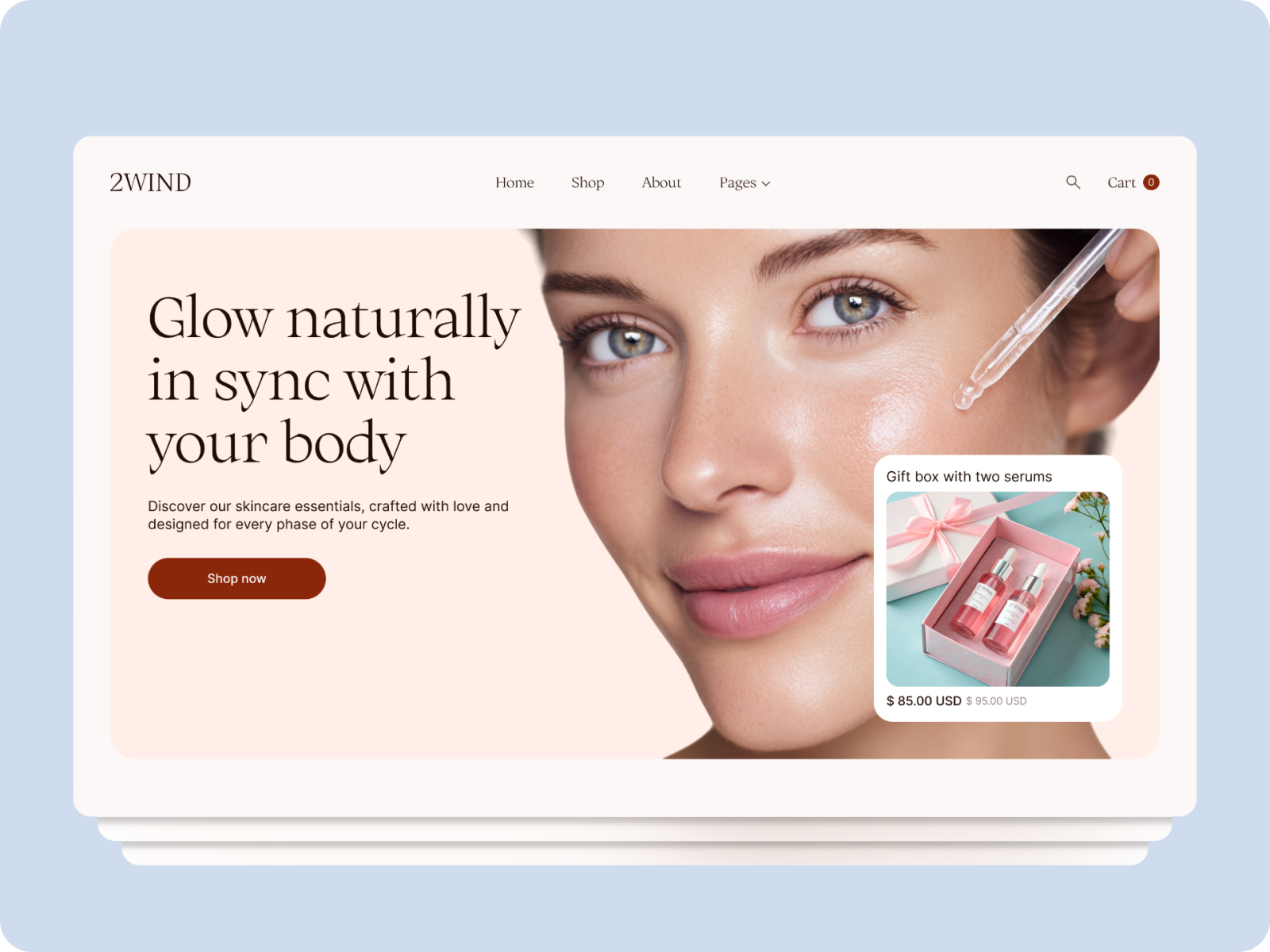 Skincare E-commerce beautyconversionboost beautyexperienceux beautyminimalism beautystoreux cleanbeautyui cosmeticappdesign cosmeticbrandui glowwithdesign luxuryskincaredesign modernecommercedesign selfcarejourney shoptheglow skincareecommerce skincareroutineapp skinhealthux