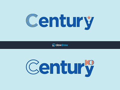 Century Logo Design | Century | 100 Year Repeat | 100 Year | 100 100 100 year 100 year anniversary 100 year repeat brand identity design branding century century logo design design graphic design logo logo design
