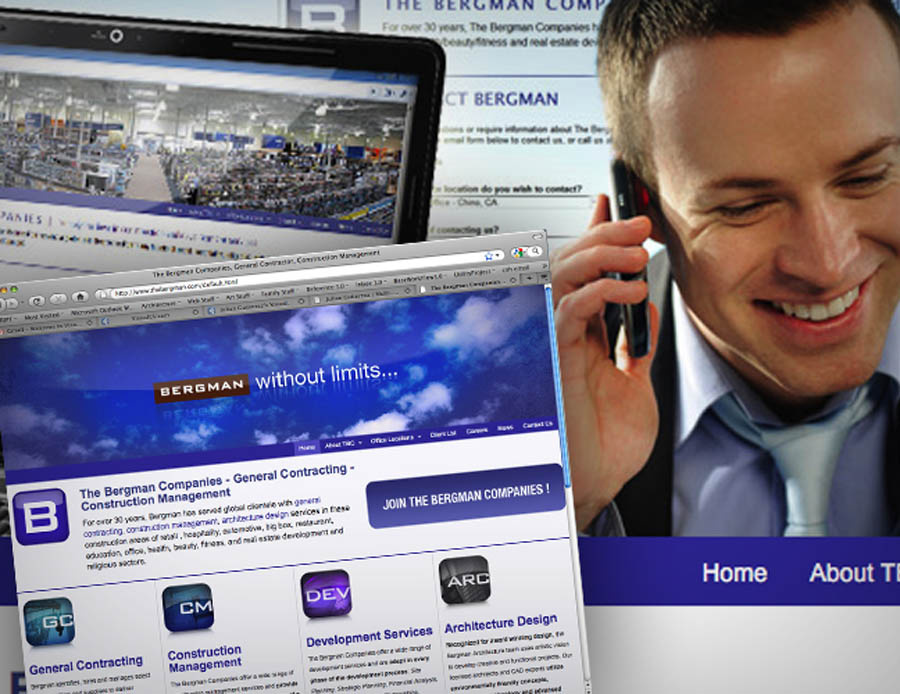 Bergman Enterprise Digital Platform & Mobile Strategy branding graphic design logo ui