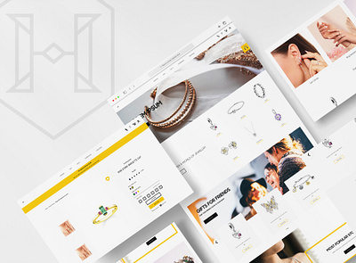 E-commerce Web Design | Jewelry Shop e commerce jewelry product page responsive design ui ui design ux design web design