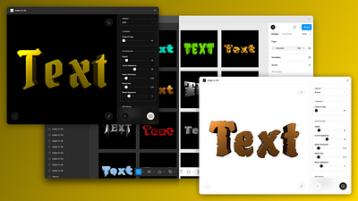 Make it 3D 3d figma glass liquid metal plastic