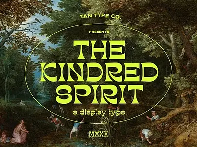 TAN - KINDRED Display Typeface Font bold branding contrast font hipster font hipster logo modern modern font quirky font quirky letters quirky type retro reverse serif vintage