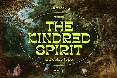 TAN - KINDRED Display Typeface Font bold branding contrast font hipster font hipster logo modern modern font quirky font quirky letters quirky type retro reverse serif vintage