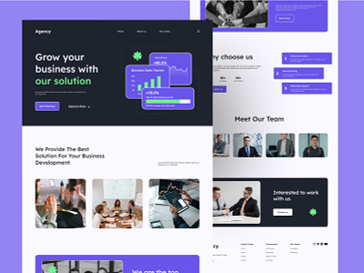 Business consulting website advisor agency agency website business consultation business website consultation firm design home page landing page ui user interface ux website design