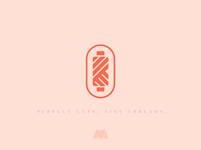 Thread & Form – A Minimal Stitch: A clean, modern logo concept brandidentity cleandesign craftlogo embroiderylogo fabricbrand fashionlogo handmadebrand icondesign logoconcept minimaldesign minimalistlogo needleandthread sewingbrand sewinglogo simplelogo stitchlogo tailorlogo textiledesign threadlogo