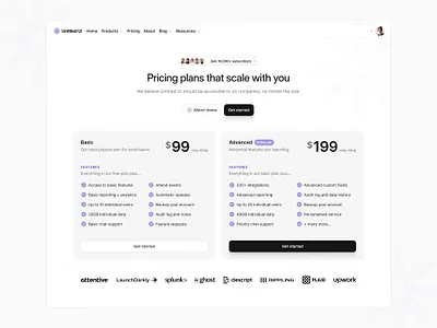 Pricing plans — Untitled UI plans pricing cards pricing page pricing plans web design