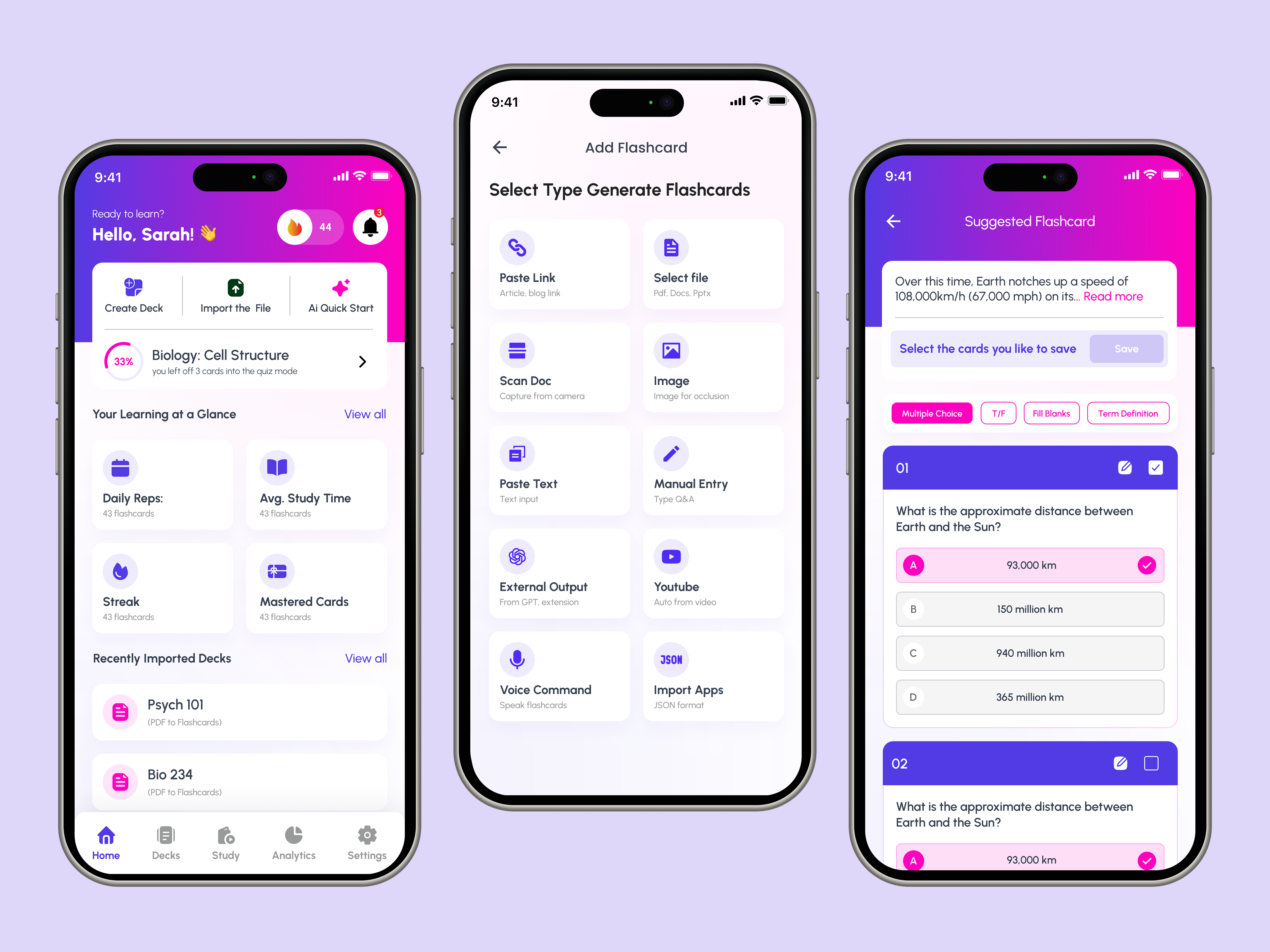 AI-Powered Learning and Flashcard Mobile App UI UX Design ai flashcard app ai flashcard mobile app ai learning app app design app ui card decks flashcard app decks learning app figma flash flash card app flashcard flashcard app flashcard mobile app flashcardapp learning app mobile app ui ux ui design