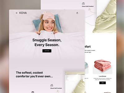 Ecommerce Website UI for Comforter product design ui ui design ui designer ux ux design web design website design
