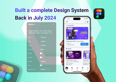 Design System in Figma adobexd app app design branding dashboard design figma illustration interaction interface landing page logo mobileappdesign saas ui ui interface uiux uiux design ux website
