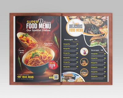 Resturant food menu design creative design flyer food food menu design identity menu poster