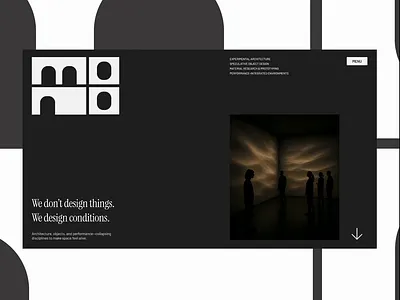 Layout Exploration - MONO Studio animation architecture design experimental graphic design illustration interaction typography ui ux web web design