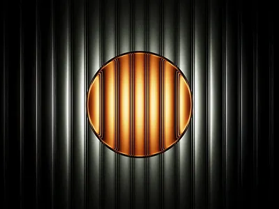 3D Metallic Sphere 3d composition 3d render abstract form artistic render creative 3d design experiment digital artwork digital sphere geometric design glowing object light reflection metallic texture modern artwork sci fi surreal design visual concept