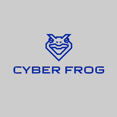 Cyber Frog animal branding cyber design frog future graphic design icon illustration logo logo design minimalist tecnology vector