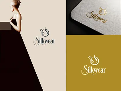 SILKWEAR FASHION LOGO apparel clothing and apparel clothing fashion clothing logo dress elegant fashion logo female fashion logo feminine jewellery jewellery fashion luxury fashion logo modern s letter clothing logo s letter fashion logo silkwear fashion logo spa vintage boutique vintage clothing logo women fashion