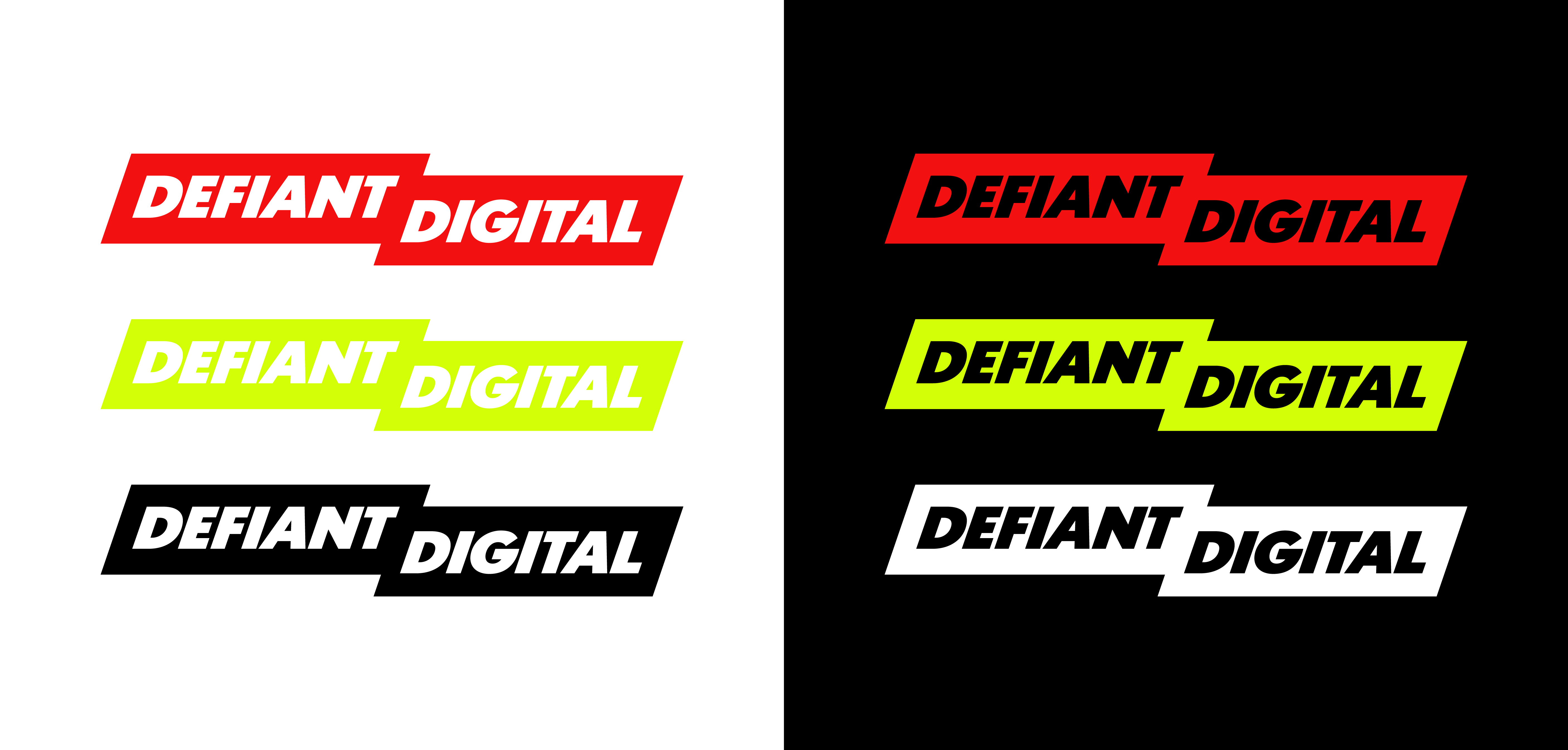 Defiant Digital – Logo, Brand Identity & Digital Experience by JQ ...