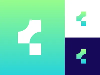 1 One Technology 1 abstract brand branding data design digital first futuristic icon identity internet logo logo design minimalist modern one symbol technology top