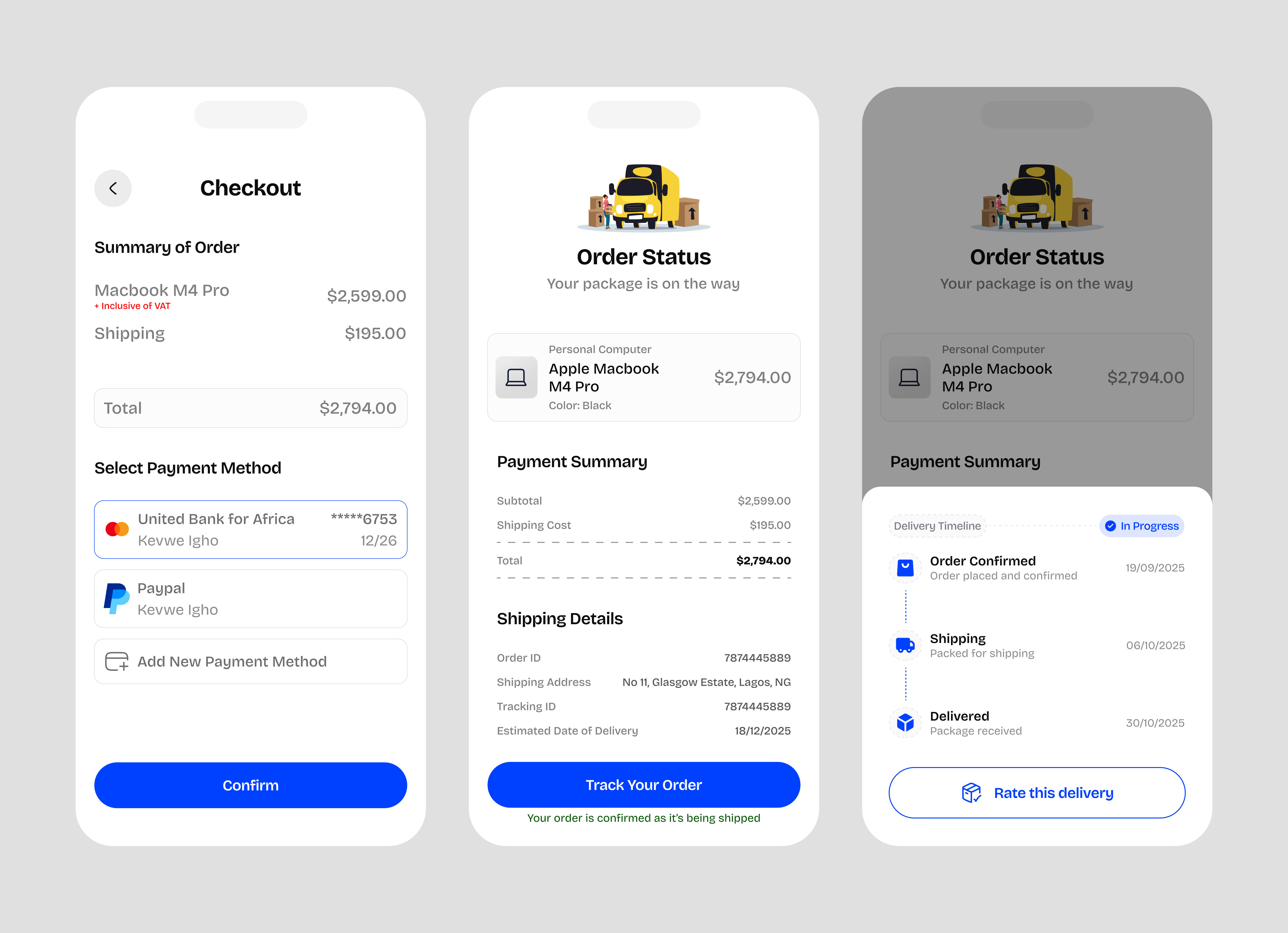 CHECKOUT SCREEN UI check out screen e commerce ui