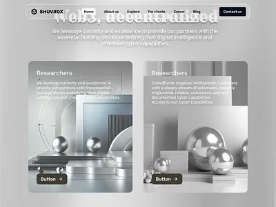✨ Futuristic 3D UI Cards – Minimal & Sleek 3d 3d ui cards dribbble abstract spheres ui cyber security ui inspiration cyberui glassmorphism glassmorphism web cards landingpage metallic 3d interface neumorphism neumorphism card design nextjs tailwin uidesign