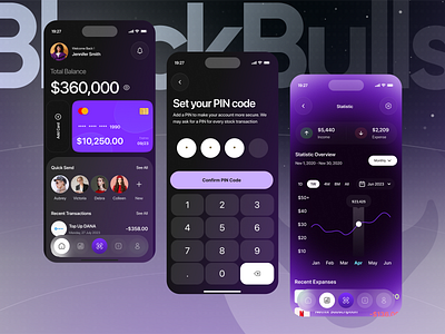 Finance mobile application ui design application banking blockchain clean ui crypto app cryptocurrency design digital wallet exchange finance finance ui fintech mobile app mobile ui modern ui payments ui ui designer ux wallet ui