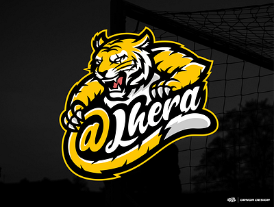 Tiger Logo Mascot | @Lhera bold branding claw esport esportlogo football gaming illustration logo mascot scary sharp sports logo tiger tiger logo tigers yellow
