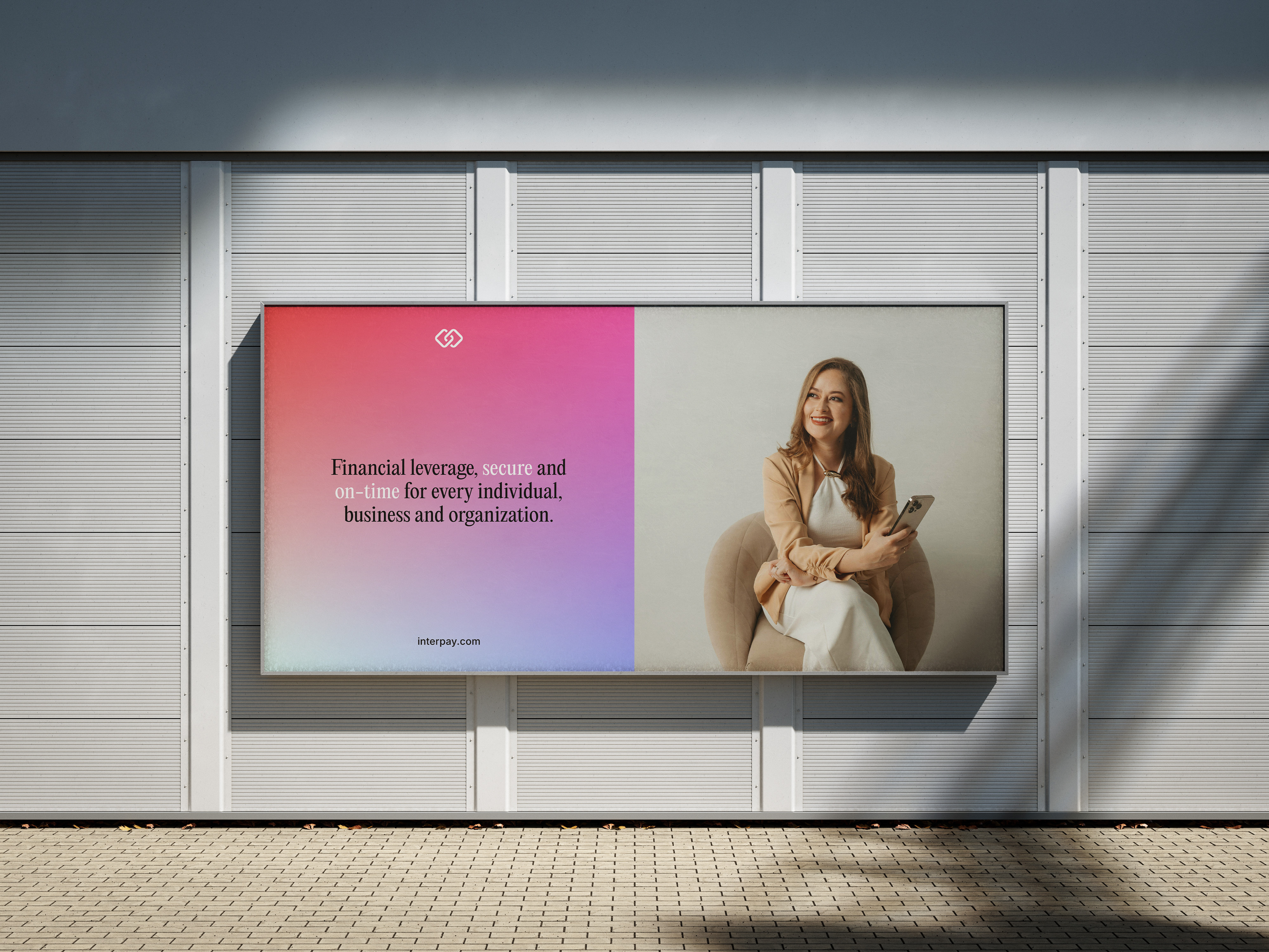 InterPay Billboard billboard branding graphic design logo design visual identity