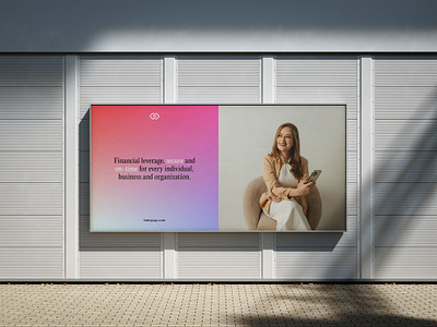 InterPay Billboard billboard branding graphic design logo design visual identity