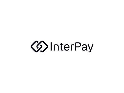 InterPay Full Logo brand identity branding fintech full logo logo design payment payment gateway ui visual identity