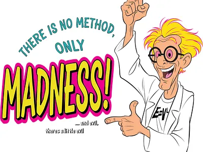 Madness adobe illustrator character design design graphic design illustration merch design vector