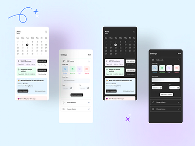 Schedular Application app design design product designer ui ux uxui