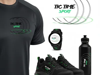 Visualiza-t.Logo.TicTime.Sport. diseño grafico grafico logo logotipo marca