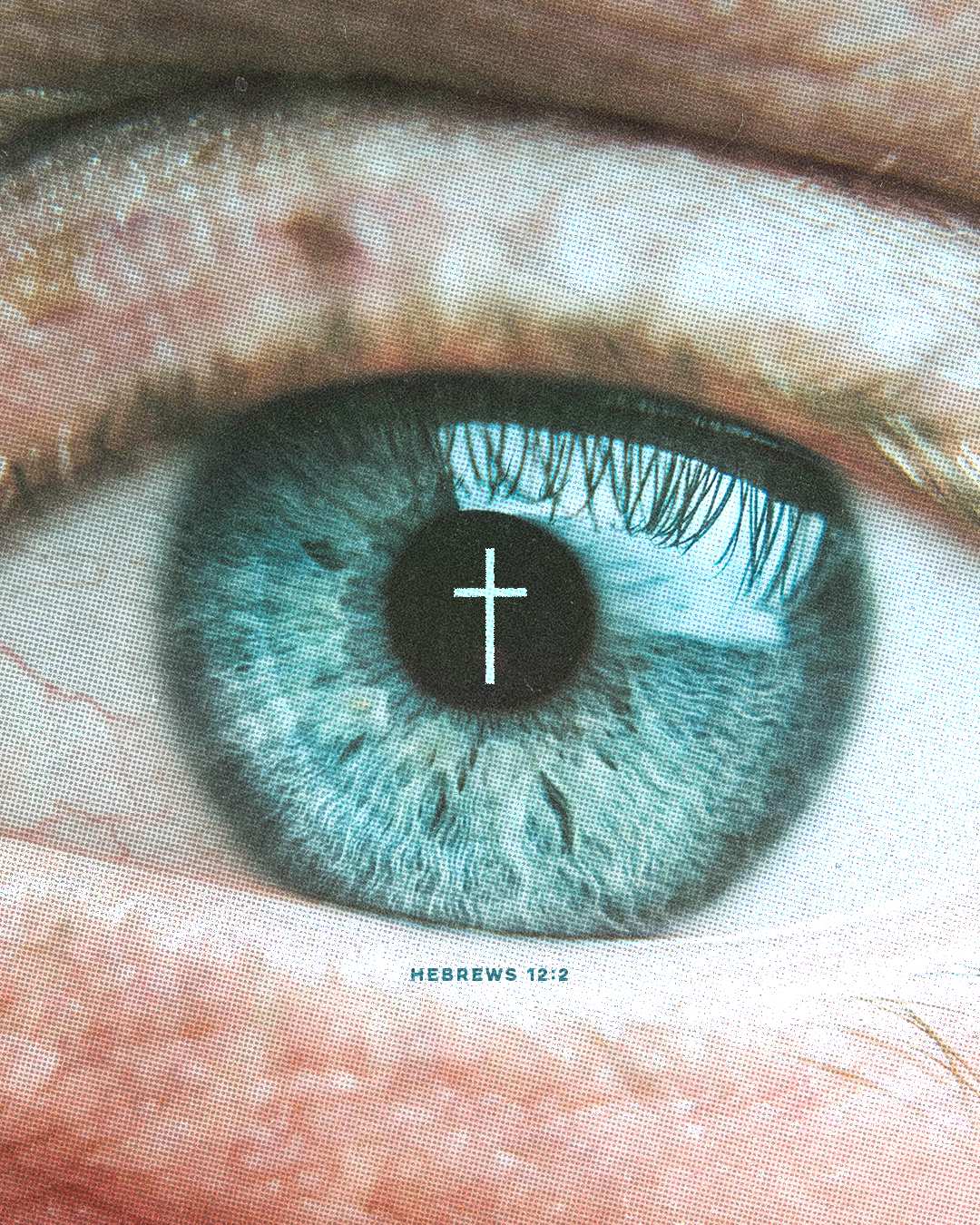 Fix our eyes on Jesus | Christian Poster christian