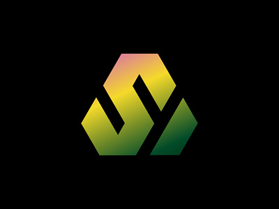 SA Letter logo, triangle logo, website logo, gradient logo abstract logo branding business logo clean colorful logo company logo gradient graphic design letter mark lettering logo design modern logo s letter s logo sa letter sa logo simple logo technology triangle