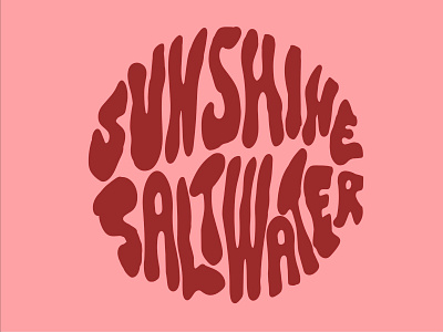 Sunshine Saltwater Design clothing logo design graphic design