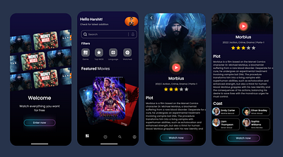 Movies App ui