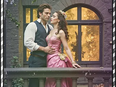 My Romeo didn't Come cover art work graphic design historical romance regency