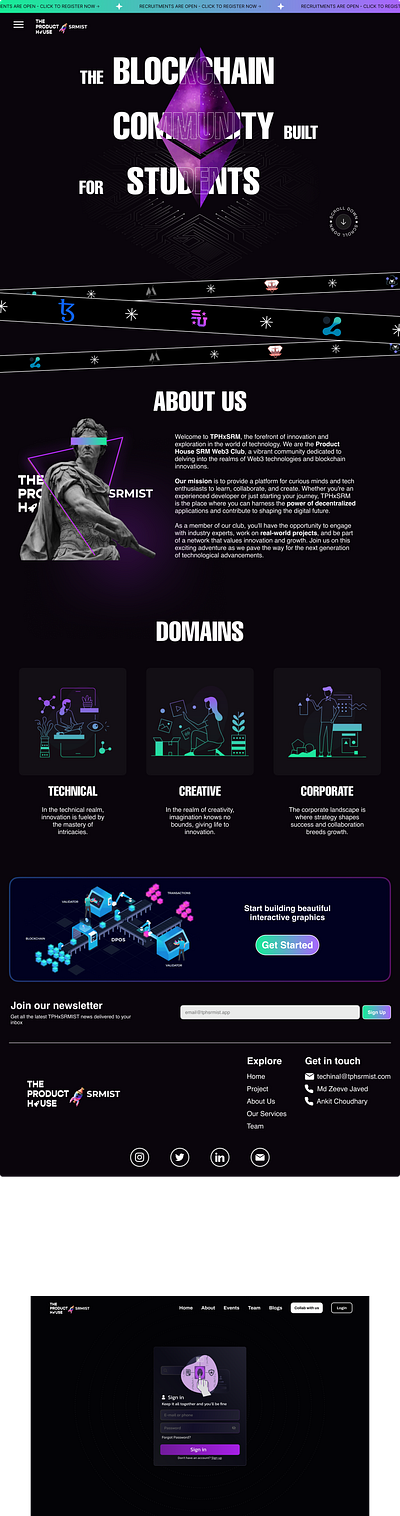 Community Work ui
