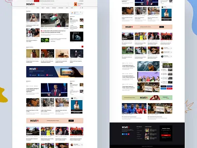 News & Blog Design Website | Landing Page 3d animation branding clean creative design figma graphic design illustration interface design landing page design logo minimal motion graphics news user interface design ux design web app design website website design
