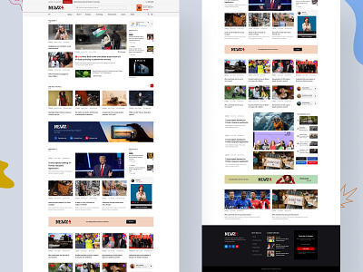News & Blog Design Website | Landing Page 3d animation branding clean creative design figma graphic design illustration interface design landing page design logo minimal motion graphics news user interface design ux design web app design website website design