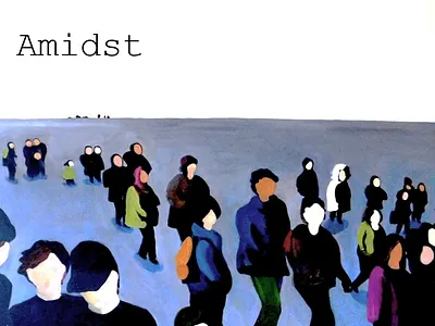 Amidst, a reworking branding graphic design graphics illustration impressionism logo paitning reworking video