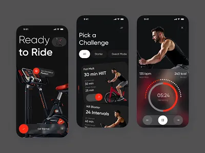 Kettler - Sport Mobile App ai app app design crm dashboard design health interface iot mobile product product design saas service software sport training ui ux wellness