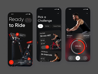 Kettler - Sport Mobile App ai app app design crm dashboard design health interface iot mobile product product design saas service software sport training ui ux wellness