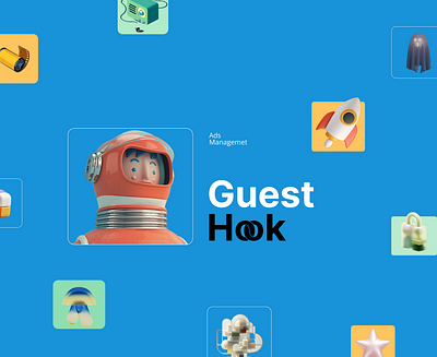 Guest Hook branding creative design design graphic design ui uiux visual identity