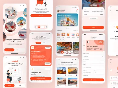 Timeleft App android app android app design app ios app mobile design dribbble dribbble designer figma interface ios mobile mobile app time time management time management dinner timeleft ui ux