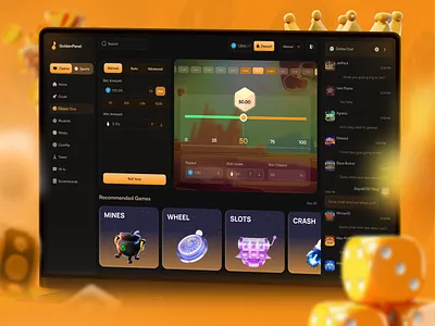 Casino Gambling - Classic Dice Game bet betting casino casino dice casino game casino interface casino online classic dice classic dice game dice dice game dice original game gambling live bets online bets online casino original games slot game web casino game web design