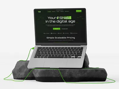 Cybersecurity Service book design cybersecurity cybersecurity web landing web minimal design network landing page technology web design web ui