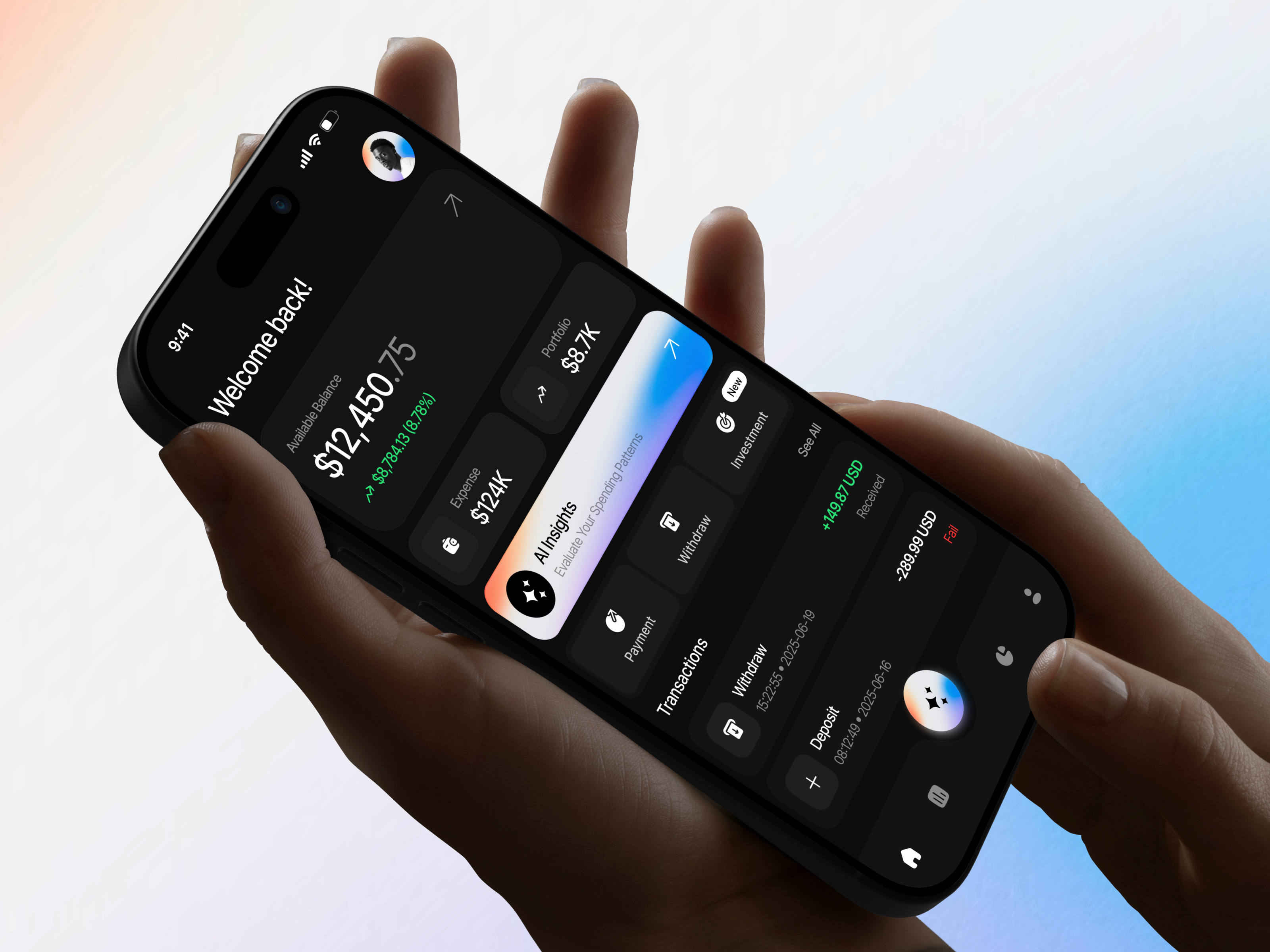 Example of Fintech Mobile App Design